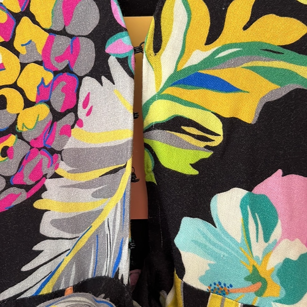 Le‎ Superbe Pineapple Button Up Maxi Dress NWT Size 6 - Picture 16 of 16
